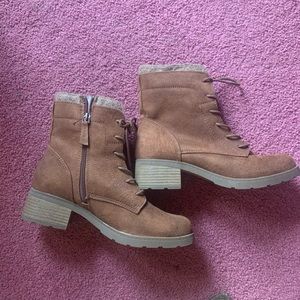 Brown Suede Boots